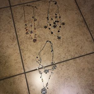 Betsey Johnson necklaces 3 pack
